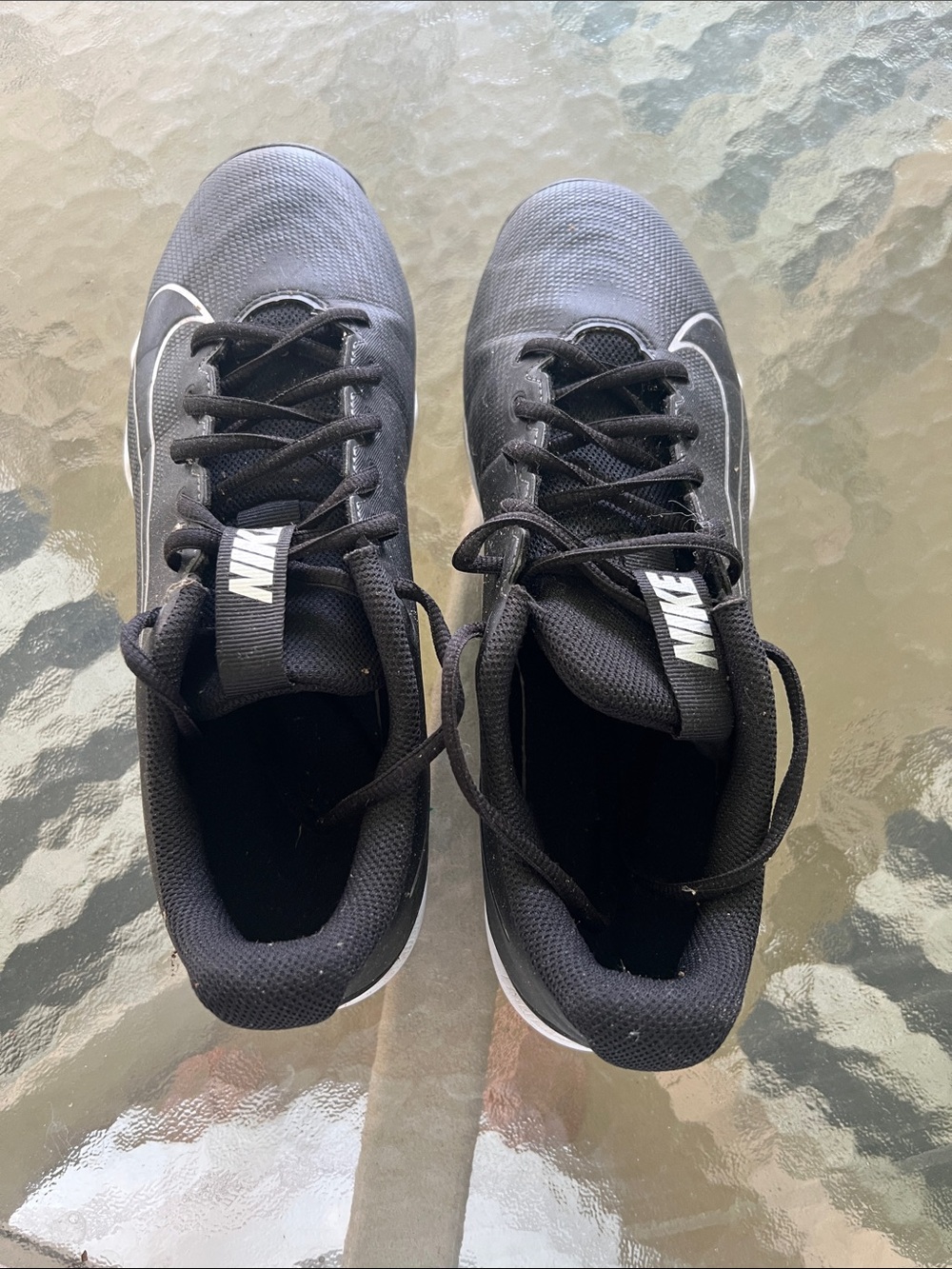 Nike Men’s Black and White Football Cleats